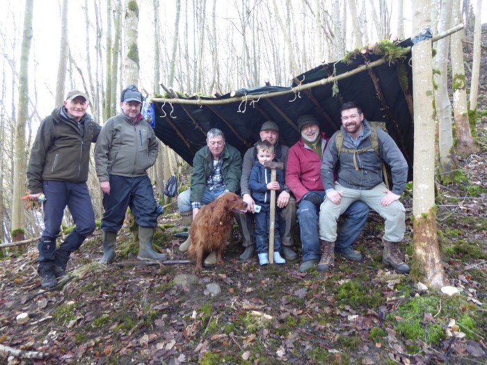 Members during a work party
